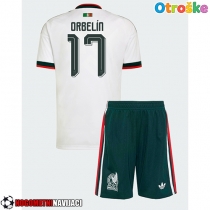 Otroške Nogometnih dresov Mehika Orbelin Pineda #17 Gostujoči SP 2026 Kratki rokavi (+ hlače)